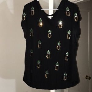 Sequins Pineapple Tee! 🍍